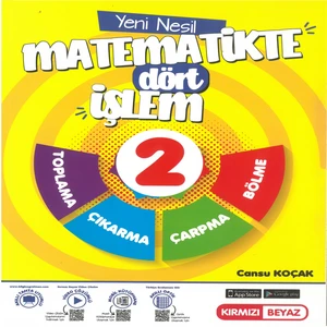 Kırmızı Beyaz Yayınlar 2.Sınıf Yeni Nesil Dört Işlem Matematik