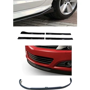 Opel Corsa B 1993-2000 Flaplı Yan Marşpiyel Eki Ve 2 Parça Lip Siyah Ön Tampon Eki Set