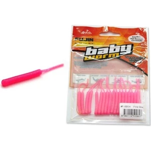 Baby Worm Kokulu 5.2 cm Lrf Sahte Silikon Yem (3 Adet Kanca Hediye)