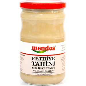 Tek Kavrulmuş Fethiye Tahini  (Yerli Susam) 600 gr Cam Kavanoz