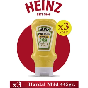 Hardal Mild 445 gr x 3 Ad - Heinz