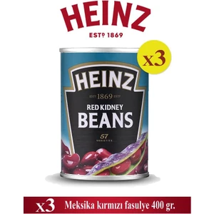 Meksika Kırmızı Fasulye 400 gr x 3 Ad - Heinz