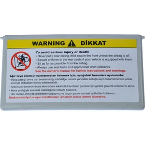 DNC Auto Part Mercedes C Class W203 2001-2007 Için Güneşlik Ayna Kapağı-Gri