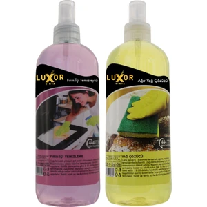 Luxor Kimya 2'li Temizlik Seti Ağır Yağ Çözücü+Fırın Içi Temizleyici 400 ml