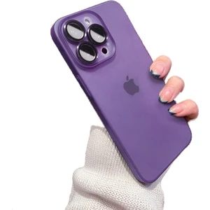 Apple iPhone 14 Pro Max Kılıf Kamera Lens Korumalı Ultra Ince Sert Kapak