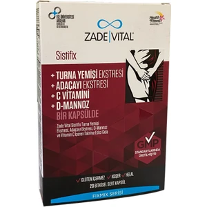 Zade Vital Sistifix Takviye Edici Gıda 20 Kapsül