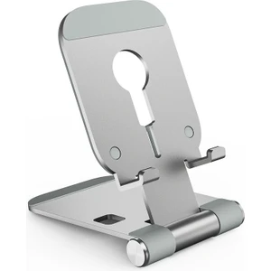 Magsafe Kablosuz Şarj Standı Alüminyum Alaşım Katlanır Masaüstü Canlı Braketi (Yurt Dışından)