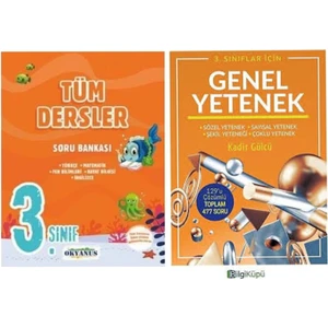 Okyanus Yayınları 3. Sınıf Tüm Dersler Soru Bankası + Genel Yetenek Kitabı