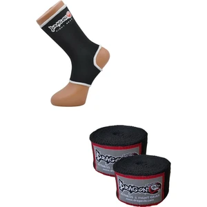 41280 Siyah Kick Boks Çorabı ve 3,5 M Siyah Bandaj Set M Beden