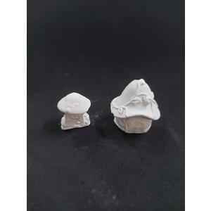 E Hobici  Mantar Evler 2 Li Set2 4X4CM+3X2,5CM
