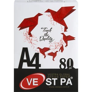 80 gr Beyaz A4 Fotokopi Kağıdı Vestpa