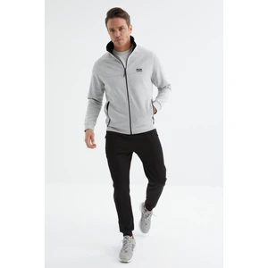 Air Jones Hugo Gri Melanj - Siyah Jogger Erkek Eşofman Takım - 85198