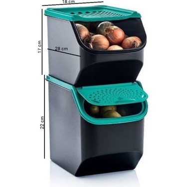 Tupperware Kiler Set 2'li Maksi Midi Patates ve Soğan Fiyatı