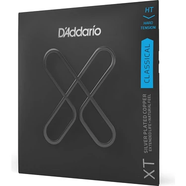 D'Addario Daddario XTC46 Klasik Gitar Tel Seti, Nylon Core,