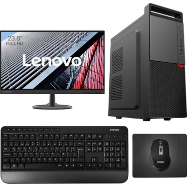 Turbox TX2615 Intel Core I7 2600 16GB Ram 512GB SSD 23.8'' Lenovo Monitör Freedos Masaüstü Ev Ofis