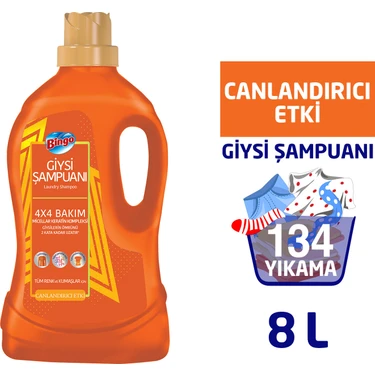 Bingo Giysi Şampuanı Canlandırıcı Etki  4L