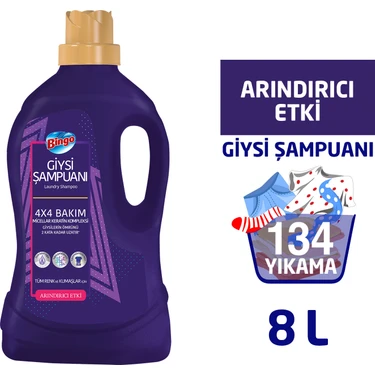 Bingo Giysi Şampuanı Arındırıcı Etki  4L