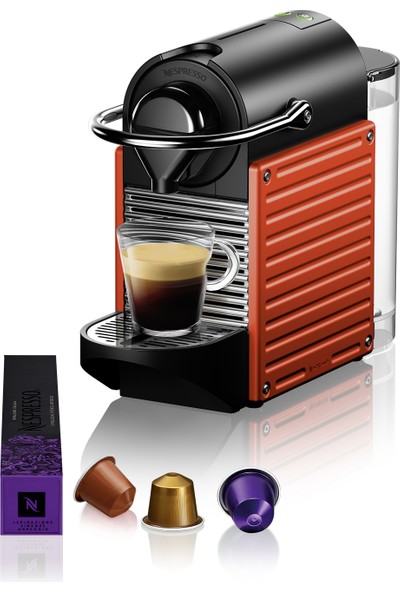Nespresso C61 Pixie Red Kahve Makinesi, Kırmızı