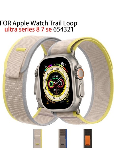 Psgt Apple Watch Uyumlu 42MM 44MM 45MM 49MM 1/2/3/4/5/6/se/7/8/ultra Trail Loop Kordon