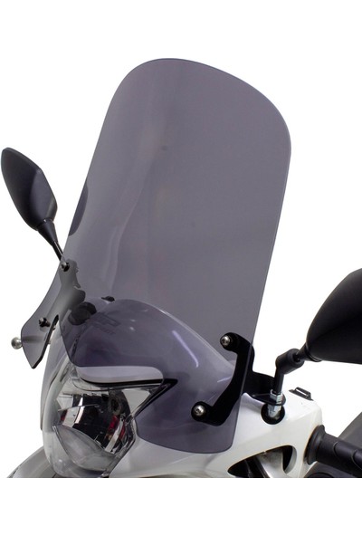 GP Kompozit Honda Dio 2021-2022 Uyumlu Kısa Ön Cam Füme 42 cm