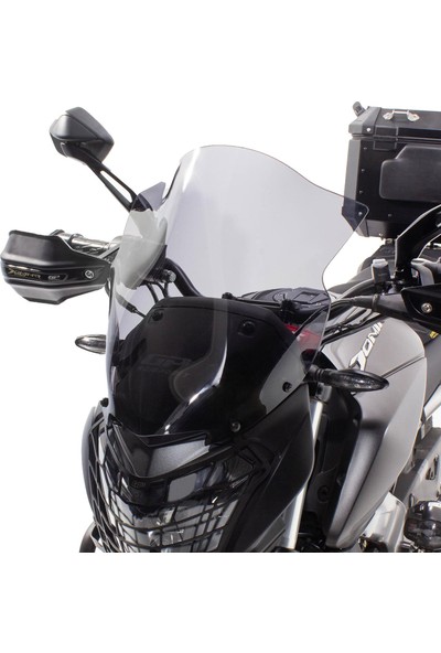 GP Kompozit Bajaj Dominar 250 / 400 2017-2023 Uyumlu Kısa Ön Cam Siyah 37 cm