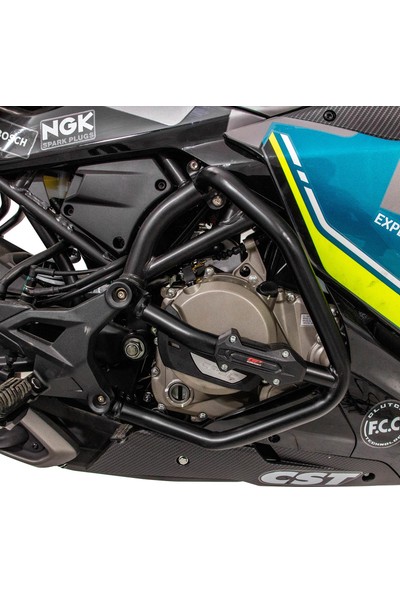 GP Kompozit CF Moto 250SR 2020-2022 Uyumlu Motor Koruma Demiri Siyah