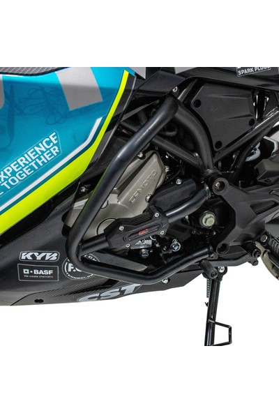 GP Kompozit CF Moto 250SR 2020-2022 Uyumlu Motor Koruma Demiri Siyah