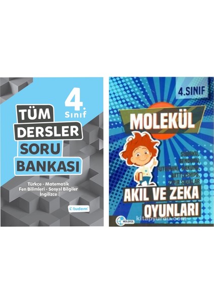 4. Sınıf Tüm Dersler Soru Bankası + Akıl Zeka Oyunları