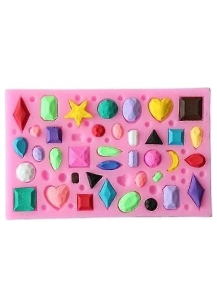 Silikon Dıy Kalıp Takı Şekli Kalıpları Için Kek Çikolata (Yurt Dışından)