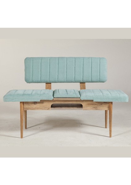 Ahşap Sırtlı Bank Atlantik Fıstık Yeşil