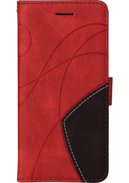 Kt Deri Serisi-1 Stand Özellik Bilek Kayışı Iki Renk Dokunma Stili Pu Deri Deri Flip Cüzdan Telefon Kılıfı Samsung Galaxy A52 4g / 5g / A52S 5g (Yurt Dışından) modelleri