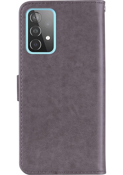 Baykuş Izi Rhinestone Dekor Cüzdan Deri Kapak Samsung Galaxy A52 4g / 5g / A52S 5g Stand Kabuğu (Yurt Dışından) fırsatları