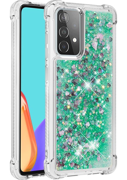 Samsung Galaxy A52 4g / 5g / A52S 5g Için Tpu Anti-Çizgi Dinamik Quicksand Kabuğu (Yurt Dışından) modelleri