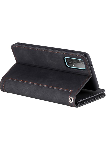Samsung Galaxy A52 4g / 5g / A52S 5g Için Deri Kaplamalı Tpu Cüzdan Telefon Stand Vakası 9 Kart Yuvası Kickstand Shell (Yurt Dışından) indirimleri