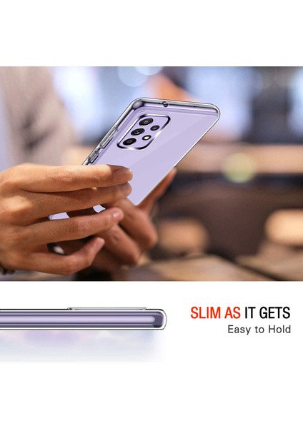 Samsung Galaxy A52 4g / 5g / A52S 5g Için Temperli Cam Ekran Koruyucusu ile Ince Şok Geçirmez Tpu Tampon Temiz Kapak (Yurt Dışından) fırsatları