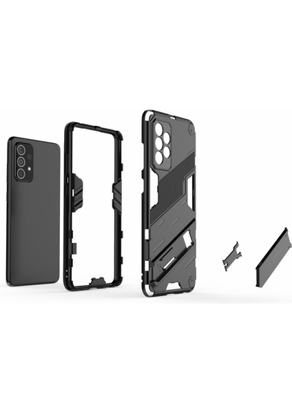 Samsung Galaxy A52 4g / 5g / A52S 5g Için Zırh Şok Geçirmez Askeri Hard Pc + Tpu Tampon Hibrit Koruyucu Kapak (Yurt Dışından) indirimleri