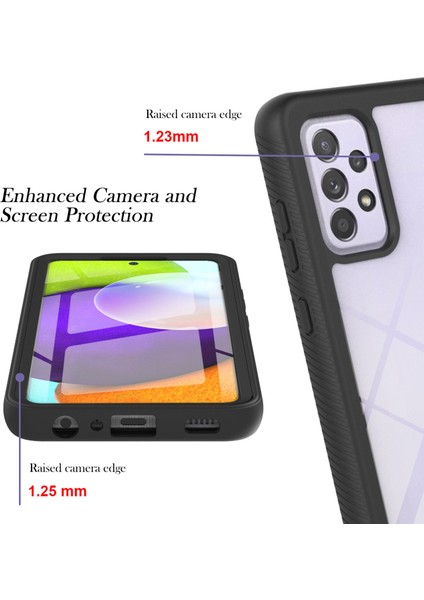 Samsung Galaxy A52 4g / 5g / A52S 5g / A52S 5g Için Tam Kapsama Koruma Pet Ekran Koruyucu + Pc + Tpu Koruyucu Kılıf (Yurt Dışından) fiyatları