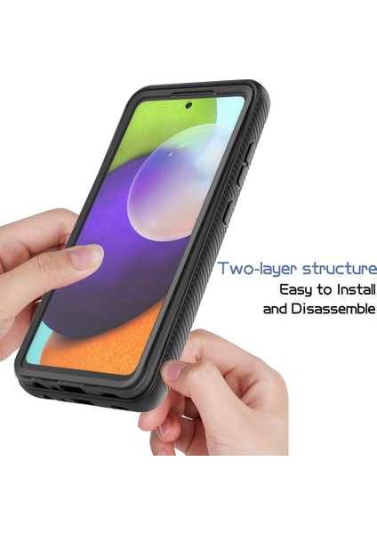 Samsung Galaxy A52 4g / 5g / A52S 5g / A52S 5g Için Tam Kapsama Koruma Pet Ekran Koruyucu + Pc + Tpu Koruyucu Kılıf (Yurt Dışından) fiyatları