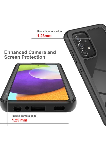 Samsung Galaxy A52 4g / 5g / A52S 5g / A52S 5g Için Tam Kapsama Koruma Pet Ekran Koruyucu + Pc + Tpu Koruyucu Kılıf (Yurt Dışından) indirimleri