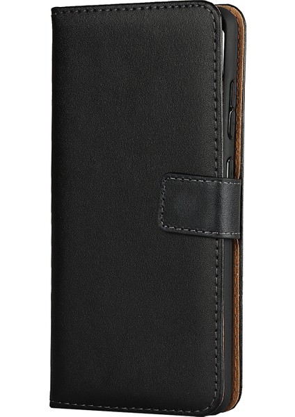 Samsung Galaxy A52 5G/A52 4g Için Premium Orijinal Deri Telefon Folio Flip Cüzdan Stand Kabuğu (Yurt Dışından) modelleri