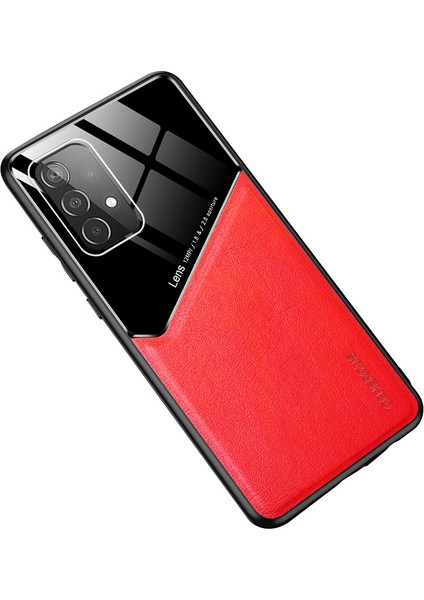 Samsung Galaxy A52 4g / 5g / A52S 5g Için Yerleşik Manyetik Metal Sac Pc Tpu Telefon Kılıfı (Yurt Dışından)