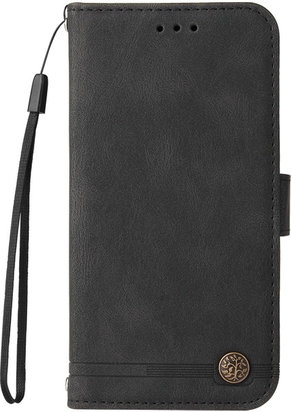 Ağaç Deseni Metal Düğmesi Flip Telefon Kılıfı Pu Deri Cüzdan Samsung Galaxy A52 5G/4G/A52S 5g (Yurt Dışından) fiyatları