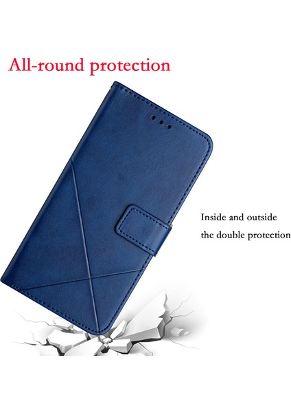 Samsung Galaxy A52 4G/A52 5G/A52S 5g Için Cüzdanlı Anti-Damla Saf Renk Pu Deri Telefon Kapağı (Yurt Dışından) modelleri