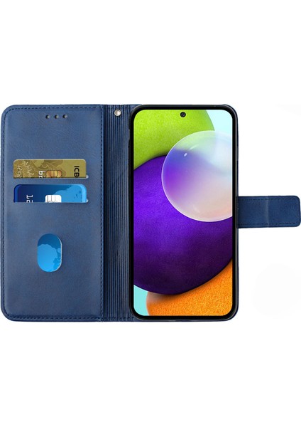 Samsung Galaxy A52 4G/A52 5G/A52S 5g Için Cüzdanlı Anti-Damla Saf Renk Pu Deri Telefon Kapağı (Yurt Dışından) indirimleri