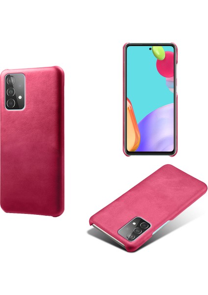 Samsung Galaxy A52 4g / 5g / A52S 5g Için Ksq Pu Deri Kaplamalı Pc Telefon Kılıfı Kapak (Yurt Dışından)