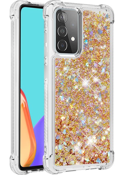 Samsung Galaxy A52 4g / 5g / A52S 5g Için Tpu Anti-Çizgi Dinamik Quicksand Kabuğu (Yurt Dışından) modelleri