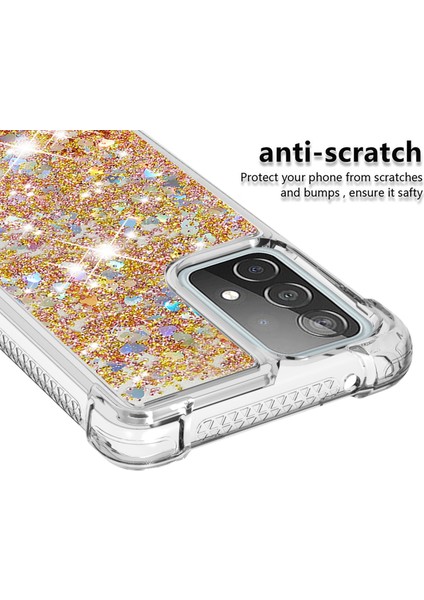 Samsung Galaxy A52 4g / 5g / A52S 5g Için Tpu Anti-Çizgi Dinamik Quicksand Kabuğu (Yurt Dışından) fırsatları