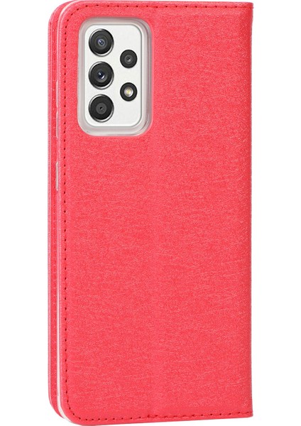 Samsung Galaxy A52 5g / A52S 5g / A52 4g Için Tam Koruma Ipek Doku Deri Cüzdan Telefon Kasası (Yurt Dışından) modelleri