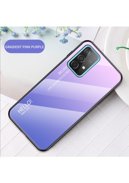 Tpu + Pc + Cam Renk Gradyan Deseni Samsung Galaxy A52 4g / 5g / A52S 5g Için Süper Ince Cep Telefonu Kılıfı (Yurt Dışından) fiyatları