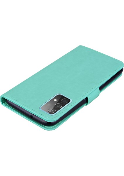 Baykuş Izi Rhinestone Dekor Cüzdan Deri Kapak Samsung Galaxy A52 4g / 5g / A52S 5g Stand Kabuğu (Yurt Dışından) indirimleri